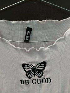 Stretchable Fitted Pink Top Very Soft