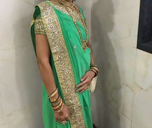 Sea Green Saree