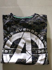 Avengers Marval Black Tshirt