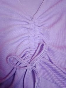 Lavender Crop Top