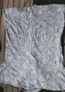 Cute Heart Print Nightsuit from Myntra Brand