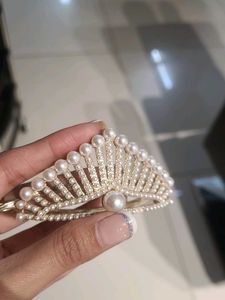 Pearl Embellished Hair Tiara