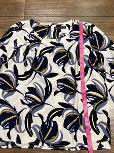 Marks And Spencer Floral Print 3/4 Sleeve Blouse