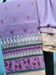 Unstitched 3pcs Suit