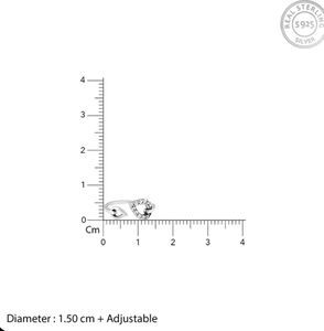 GIVA Oxidised Silver Toe Rings