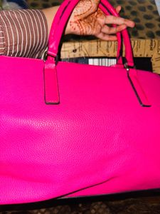 Hot Pink Satchel Bag