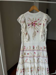 Spring Embroidered Floral Garden Inspired MAXI
