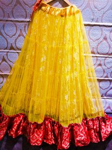 Ethnic Net Skirt