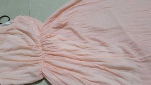 Peach Midi Dress