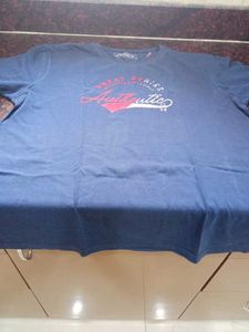 Authentic Blue Graphic T-shirt