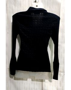 Black Zipper Top For Women&#39;s