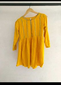 Short Kurti With Dhoti Set