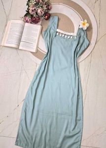 Elegant long sleeveless trendy kurti 🫧🧋