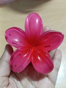 6 Flower Hair Claw Clips SET