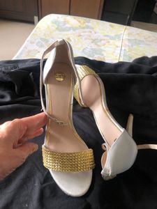 Silver Grey High Heels.