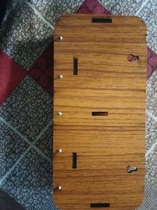 Wooden Key Holder(Radhe )