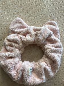 Pink Cat Ear Scrunchie