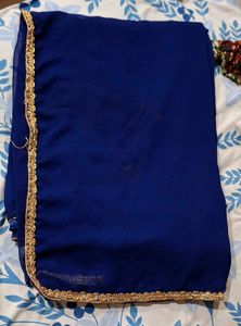 Elegant Blue Saree