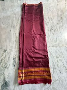 Maroon and Orange Traditional Sarees