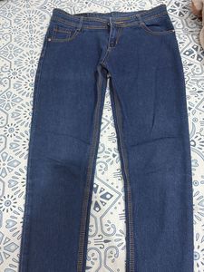 Dark Blue Denim Jeans