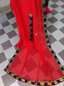 🔴 Red Saree