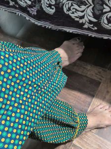 Afgani bottom with A shape kurti no f