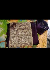 New Bridal Saree With Designer Blouse Piece