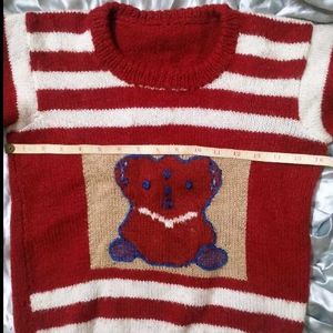 Cute Kids hand knitted Striped Sweater