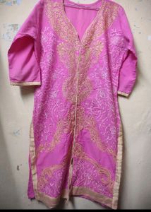 Cotton Pink Kurti
