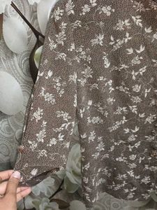 Floral Button Down Top
