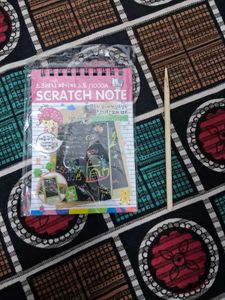 Scratching Note Book With Sktick