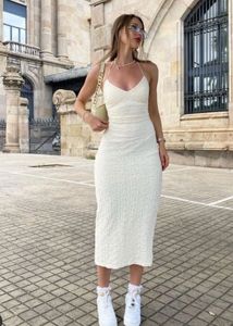 NEWME White Midi Dress