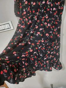 Black Ruffle Dress