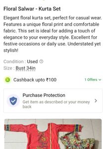 3 - Stitched Cotton Salwar Kurti - Daily Wear