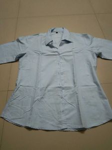 Formal Shirt For Women - Light Blue