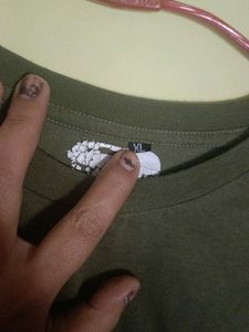 Olive Green Long Sleeve Tee