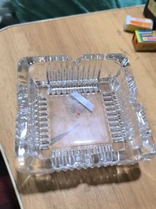 Vintage Crystal Ashtray