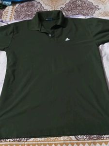 Olive Collar T-Shirt