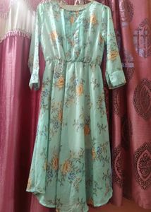 Floral Print Midi Dress