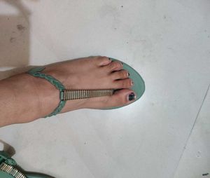 Green Fancy Sandles