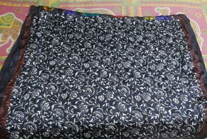 Crepe-Satin Saree For Women