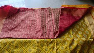 Yellow Patola Weave Pure Silk Saree