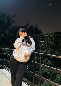 Stylish Printed Hoodie