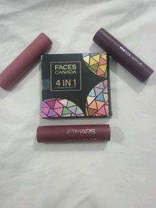 Eyeshadow Lipstick(3) Combo
