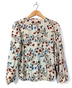 Cream Printed Top (Women)