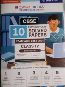 Oswall Previous Year Paper Book For Class 12th
