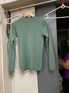 Sea green sweater