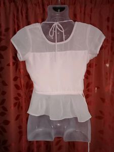 Ira Soleil Baby Pink Crop Top