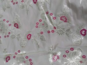 Pink &amp; Gold Banarasi Silk Saree
