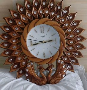 Classic Wooden Look Wall Clock